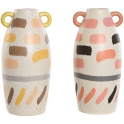 Vas Home ESPRIT Multicolour Dolomite 17 x 17 x 35 cm (2 antal)