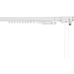 Skena för gardin Stor Planet Cintacor Utdragbar Förstärkt Vit 70-120 cm