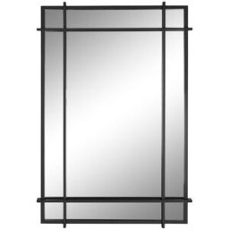 Väggspegel Home ESPRIT Svart Modern 65 x 6 x 95 cm