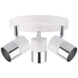 Taklampa EDM 32013 Moon Metall Metall / Glas 50 W 20 x 7,6 x 12,6 cm Vit