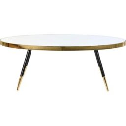 Soffbord DKD Home Decor Speglar Stål (110 x 50 x 41,5 cm)