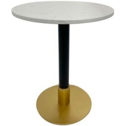 Sidobord DKD Home Decor Metall Vit Marmor 50 x 50 x 61 cm