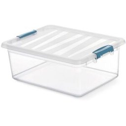Allsidig låda Domopak Living Katla 39 x 29 x 15,5 cm Transparent polypropen 12 L