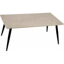 Soffbord Gift Decor Vit Svart 60 x 110 x 45 cm Sten