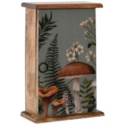 Nyckelskåp Home ESPRIT Naturell 18 x 7,5 x 28 cm