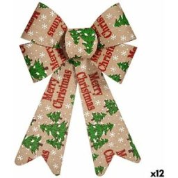 Lasso Krist+ Merry Christmas Multicolour 16 x 24 x 4 cm Julgranskula (12 antal)