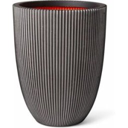 Vas Capi Europe GROOVE NL Antracitgrå Plast 34 x 34 x 46 cm