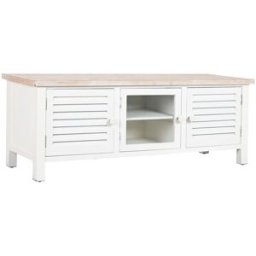TV-möbler DKD Home Decor Gran Vit Trä MDF 120 x 40 x 45 cm