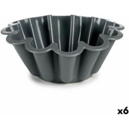 Bakform Kinvara Ljusgrå Mörkgrå Silikon 1,5 L 24,5 x 10 x 24,5 cm (6 antal)