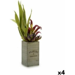 Dekorativ växt Ibergarden Flowers Garden 10 x 50 x 10 cm Brun Grön (4 antal)