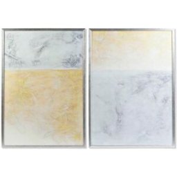 Tavla DKD Home Decor Abstrakt 70 x 3 x 100 cm (2 antal)