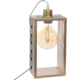 Bordslampa Atmosphera Trä Brun 25 W 220-240 V