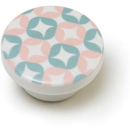 Dörrhandtag Rei e222 Rosa bokträ Ø 40 x 22 mm 4 Delar