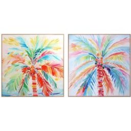 Kanvas Home ESPRIT polystyren Kanvas 80 x 3,5 x 80 cm