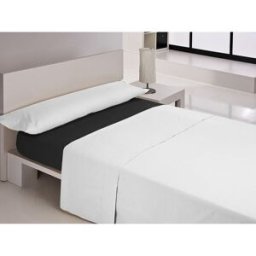Inpassat underlakan Happy Home MIX COLORS Svart Säng 160 160 x 200 + 30 cm