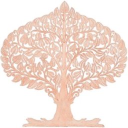 Prydnadsfigur Home ESPRIT Naturell Träd 122 x 2 x 122 cm