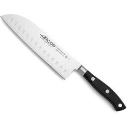 Santokukniv Arcos serie riviera Svart Stål Polyoximetylen 18 cm