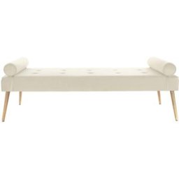 Divan Home ESPRIT Kräm Metall 184 x 76 x 62 cm