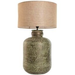 Bordslampa Home ESPRIT Grön Aluminium 50 W 220 V 42 x 42 x 73,5 cm