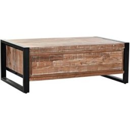 Soffbord DKD Home Decor Metall Akaciaträ (110 x 60 x 40 cm)