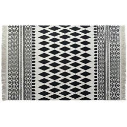 Matta DKD Home Decor Svart Vit (160 x 250 x 0,7 cm)