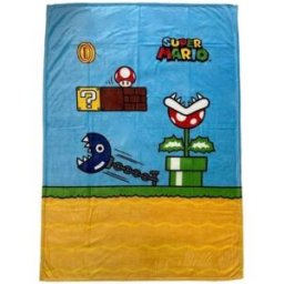 Filt Mario Bros 24 x 14 x 26 cm Svart djur
