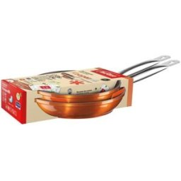 Stekpanna Inoxibar KOOPERME Koppar Smitt aluminium Ø 24 cm Ø 28 cm (28 cm) (Ø 24 cm) (2 antal)