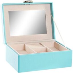 Smyckeskrin DKD Home Decor Grön Trä MDF 17 x 13 x 8,5 cm