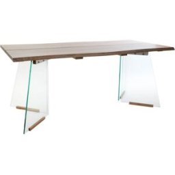 Matsalsbord DKD Home Decor Glas Trä MDF (180 x 90 x 76 cm)