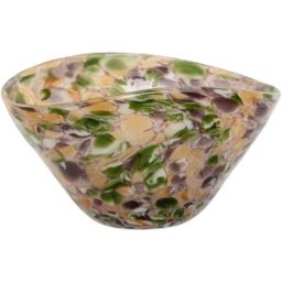 Bordsdekoration Home ESPRIT Multicolour Glas 30 x 21 x 17 cm
