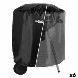Skyddskåpa för grill Aktive Svart 6 antal 69,5 x 67 x 69,5 cm