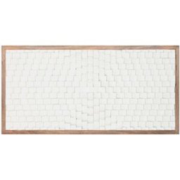 Sänggavel Home ESPRIT Vit Naturell 180 X 5 X 90 CM