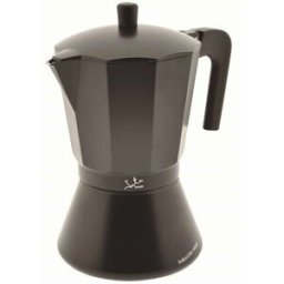 Italiensk Kaffepanna JATA CFI9 Svart Aluminium 9 Koppar
