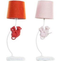 Bordslampa DKD Home Decor Polyester Harts 25W 220 V Apa (2 pcs) (19 x 17 x 53 cm)