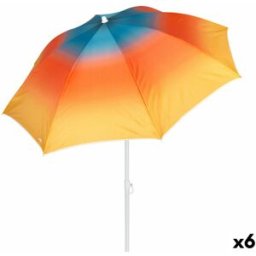 Parasoll Aktive Multicolour 180 x 195 x 180 cm (6 antal)