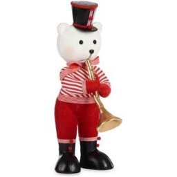Prydnadsfigur Björn Trumpet Multicolour