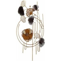Hängdekoration Gift Decor Blå Koppar Gyllene Metall Virágok Abstrakt 63 x 121 x 9,5 cm För vägg