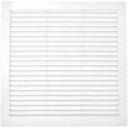 Ventilationsgaller EDM 87708 Vit 30 x 30 x 0,7 cm Myggnät