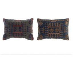 Kudde DKD Home Decor Blå Orange Fyrkantig Arab 50 x 10 x 35 cm (2 antal)