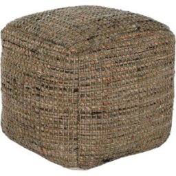 Fotpall Home ESPRIT Turkos 45 x 45 x 45 cm