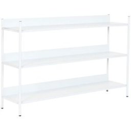 Bokhylla Home ESPRIT Vit Metall 120 x 30 x 76 cm