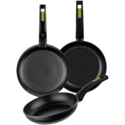 Stekpanneset Monix TP-8435092423253_240019_Vendor Grön Aluminium Bakelit 26 cm 3 Delar