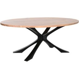 Matsalsbord DKD Home Decor Metall Akaciaträ 200 x 110 x 76 cm