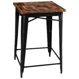 Matsalsbord Home ESPRIT Trä Metall 66 x 66 x 106 cm 66 x 66 x 102 cm