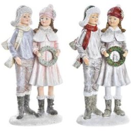 Julgranskula DKD Home Decor Harts Par (10,5 x 7 x 20,5 cm) (2 antal)