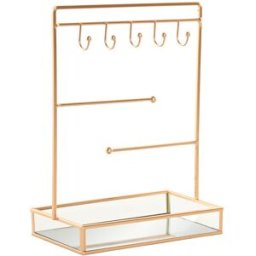 Smyckeskrin Home ESPRIT Gyllene Metall Speglar 21 x 10 x 32 cm