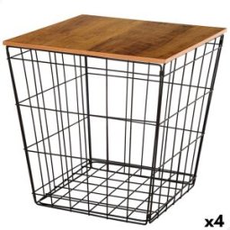 Kapphängare Max Home Järn Trä MDF (4 antal)