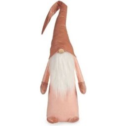 Prydnadsfigur Krist+ Vit Rosa Gnom 20 x 100 x 25 cm