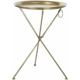 Sidobord DKD Home Decor Gyllene Mässing (47,5 x 47,5 x 64,5 cm)