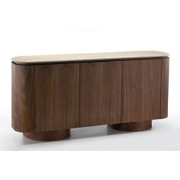 Skänk Home ESPRIT Brun Trä MDF 180 x 40 x 85 cm